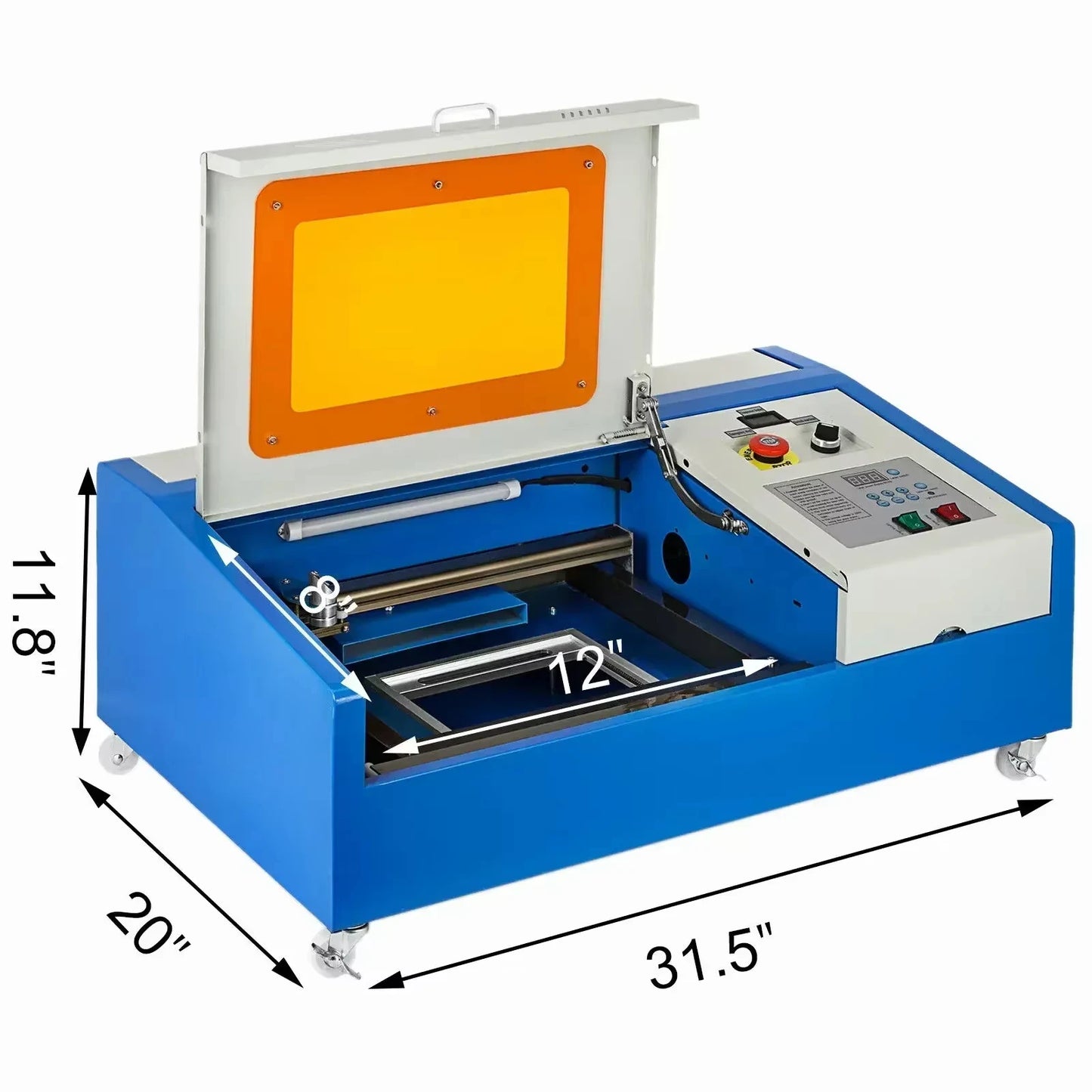 SIHAO 40W CO2 Laser Engraver 300x200mm Cutting Area, Professional Wood & Acrylic Engraving and Cutting Machine