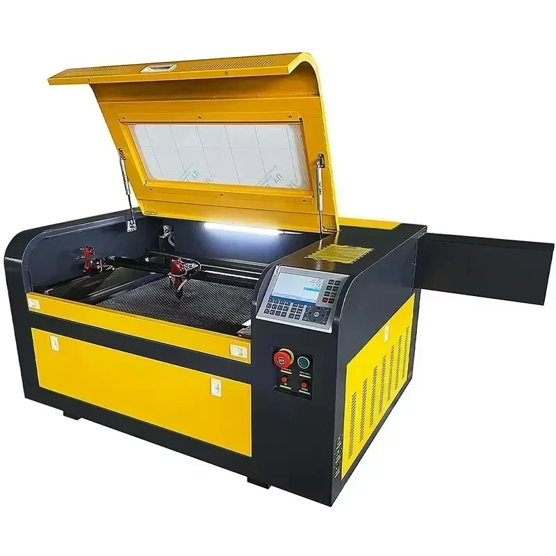 SIHAO 50/60W CO2 Laser Engraver & Cutter with Ruida/M2, 40x60cm Area, Water Cooling - for Wood/Leather/Acrylic