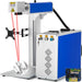 SIHAO 30W Split Fiber Laser & Marking Machine with (5.9"x5.9")working Area with Rotation Axis - SIHAOTEC Laser