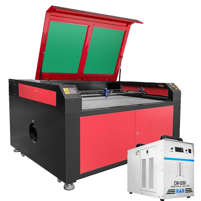 SIHAO 80W CO2 Laser Engraver with Built-in Air pump and 6L Water Tank| Cutter (28" x 20") | FDA Approved | Lightburn Compatible