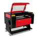 SIHAO Red 60W CO2 Laser Engraver with CW5200 Water Chiller| Cutter (28"x20") | Ruida Controller | with Manual Focus - SIHAOTEC Laser