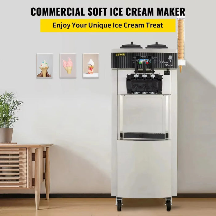 Commercial Soft Serve Ice Cream Machine