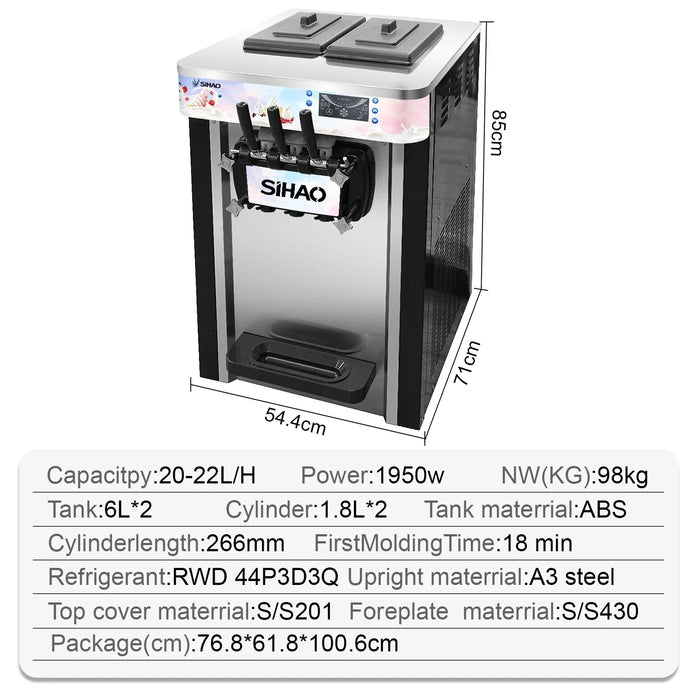 Soft Serve Ice Cream Machine