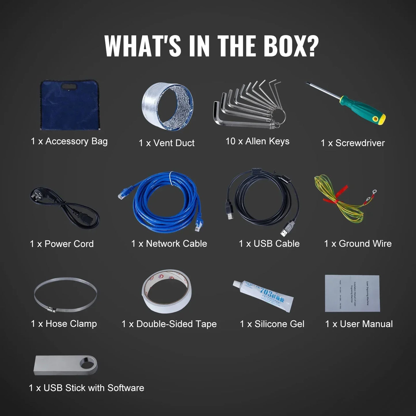 SIHAO CO2 Laser Engraver 50/60/80/100/130W with Ruida & LightBurn - High-Speed Engraving for Wood/Fabric/Metal, Digital Control