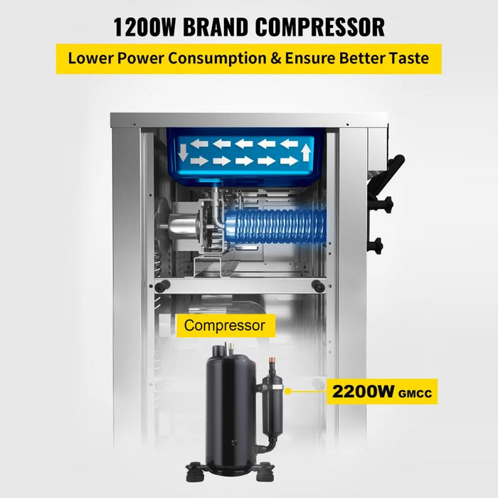 Commercial Soft Serve Ice Cream Machine