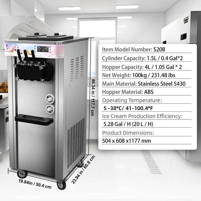 Soft Serve Ice Cream Machine