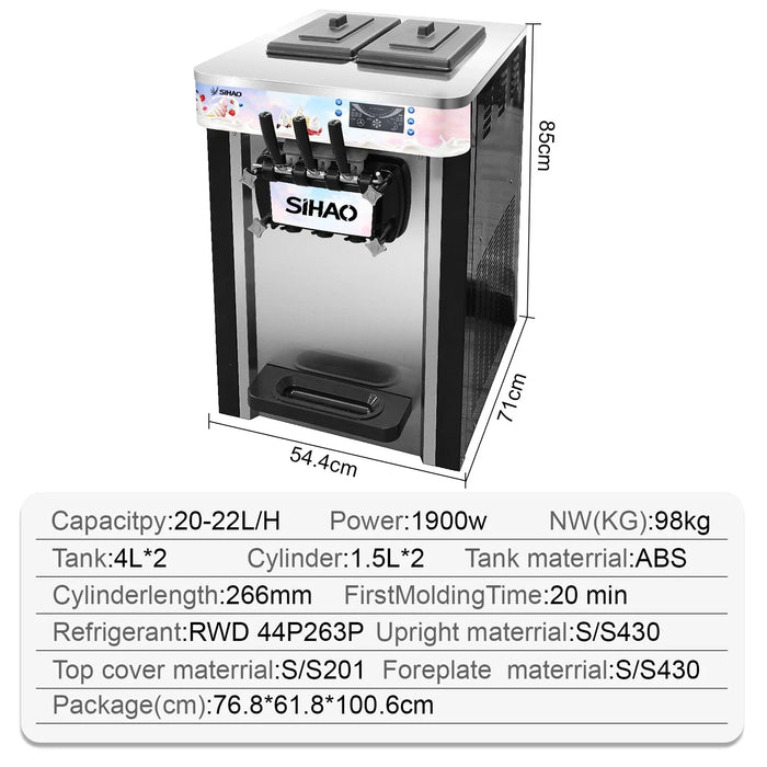 Soft Serve Ice Cream Machine