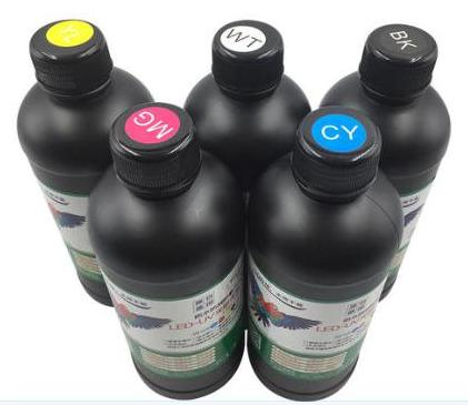 Heat transfer printer ink KCMYWW 6 bottles 500ML each