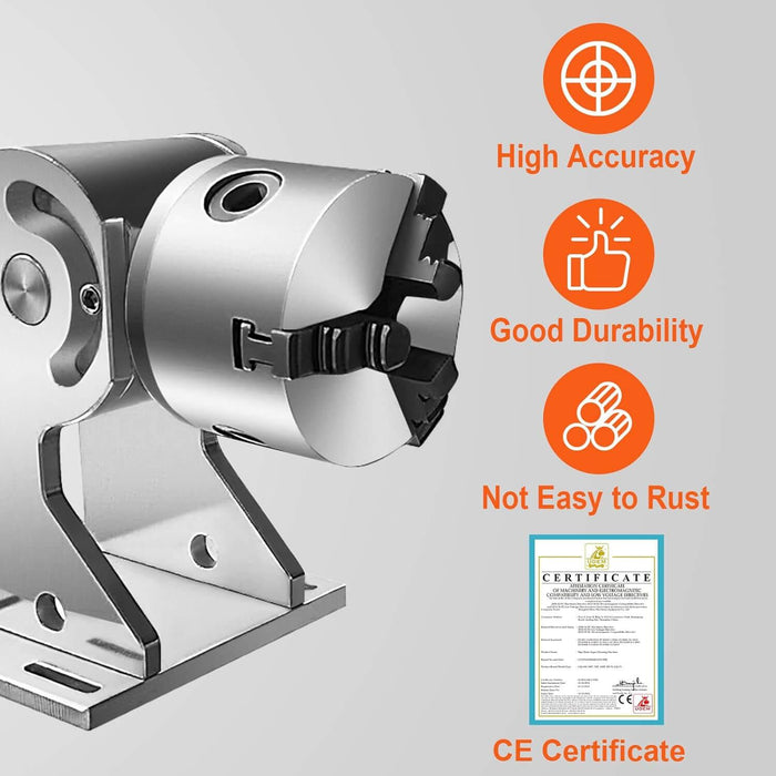 SIHAO 50W Split Fiber Laser & Marking Machine with Rotary Axis| Cutter (7.9"x7.9") working Area - SIHAOTEC Laser